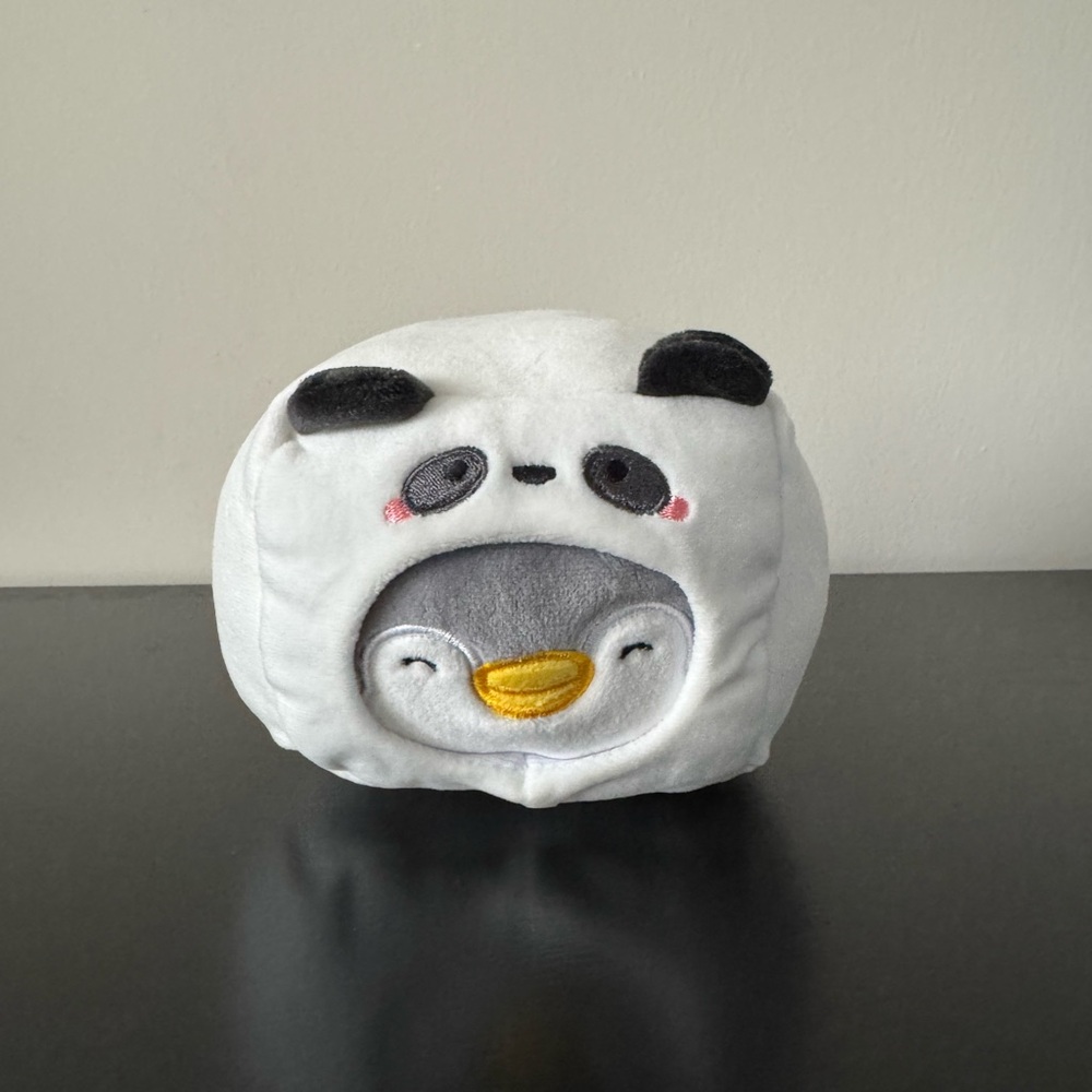 Adorable panda penguin plush toy